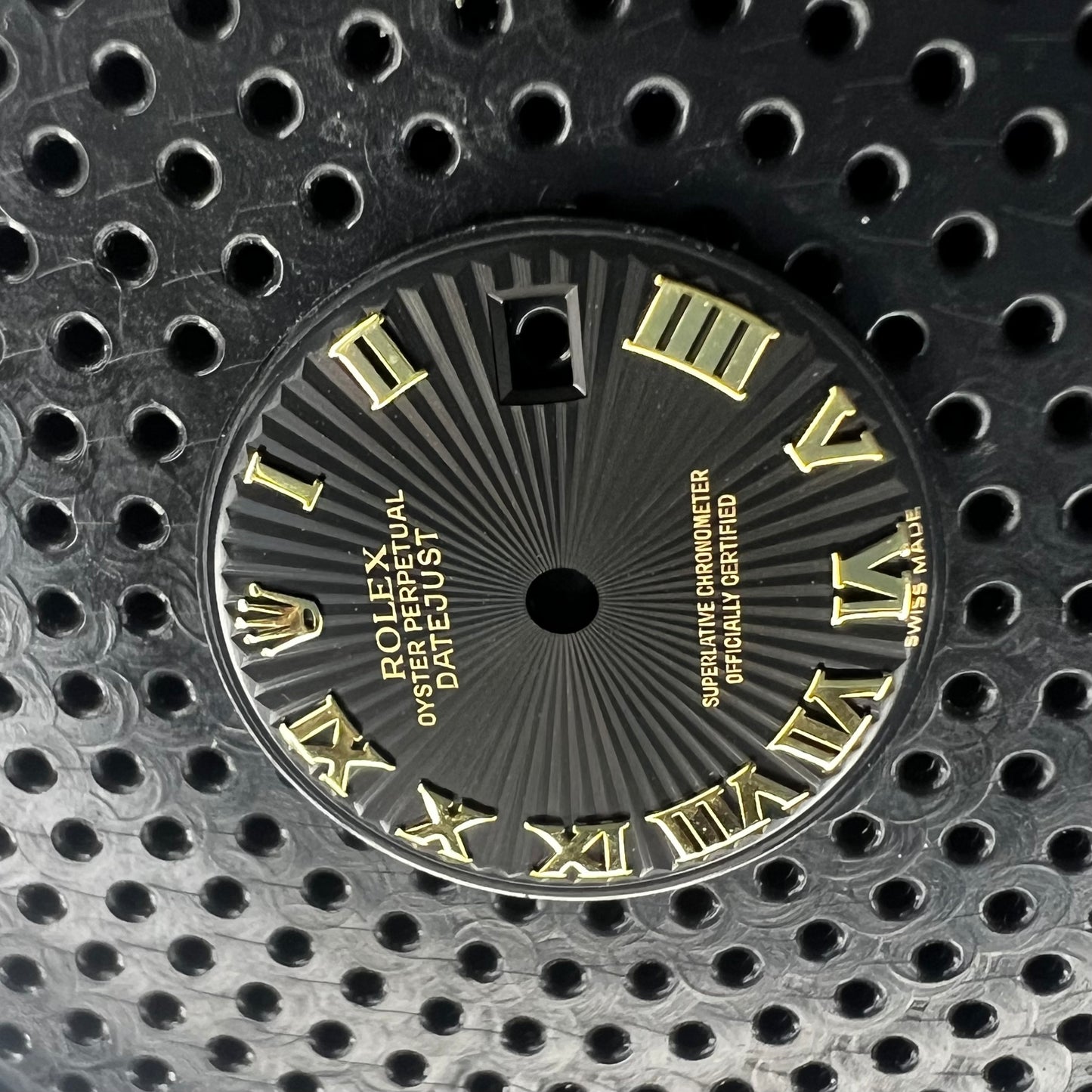 Genuine Rolex Datejust 26 Black Sunray Roman Dial