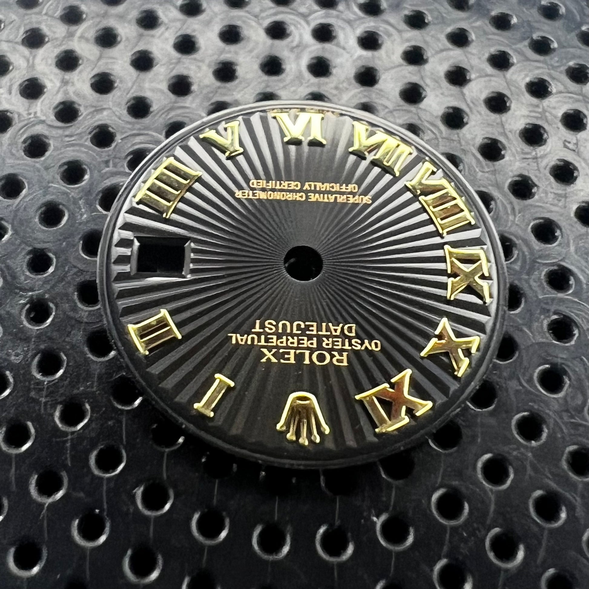 Genuine Rolex Datejust 26 Black Sunray Roman Dial