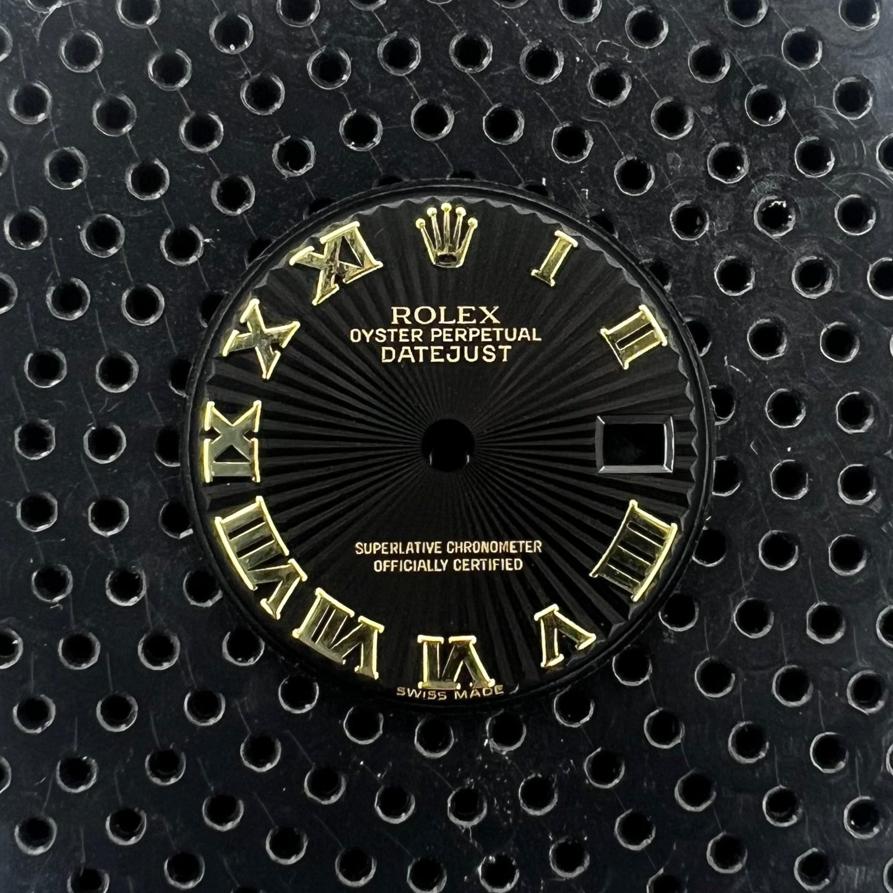 Genuine Rolex Datejust 26 Black Sunray Roman Dial