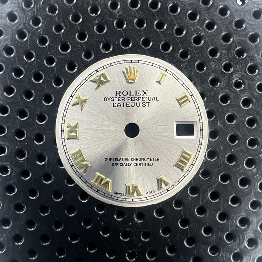 Genuine Rolex Datejust 26 Silver Roman Dial