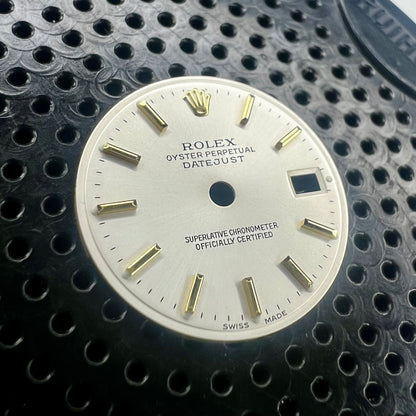 Genuine Rolex Datejust 26 Silver Stick Dial