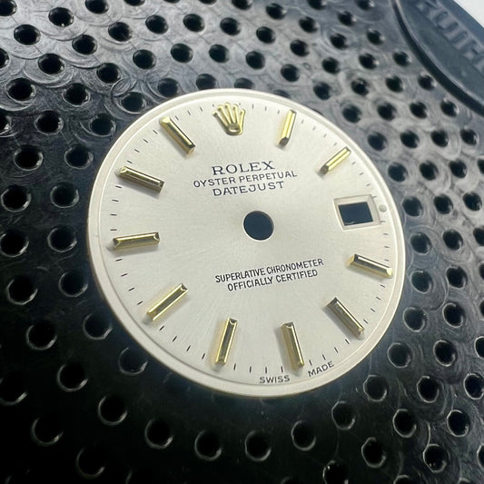 Genuine Rolex Datejust 26 Silver Stick Dial