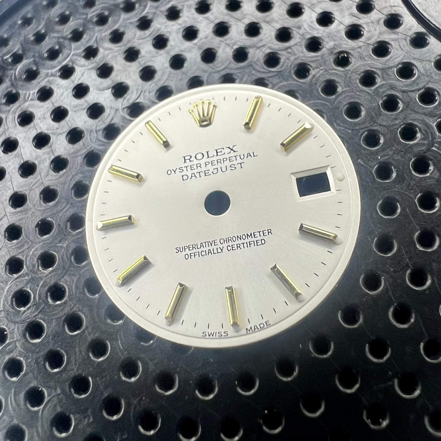 Genuine Rolex Datejust 26 Silver Stick Dial