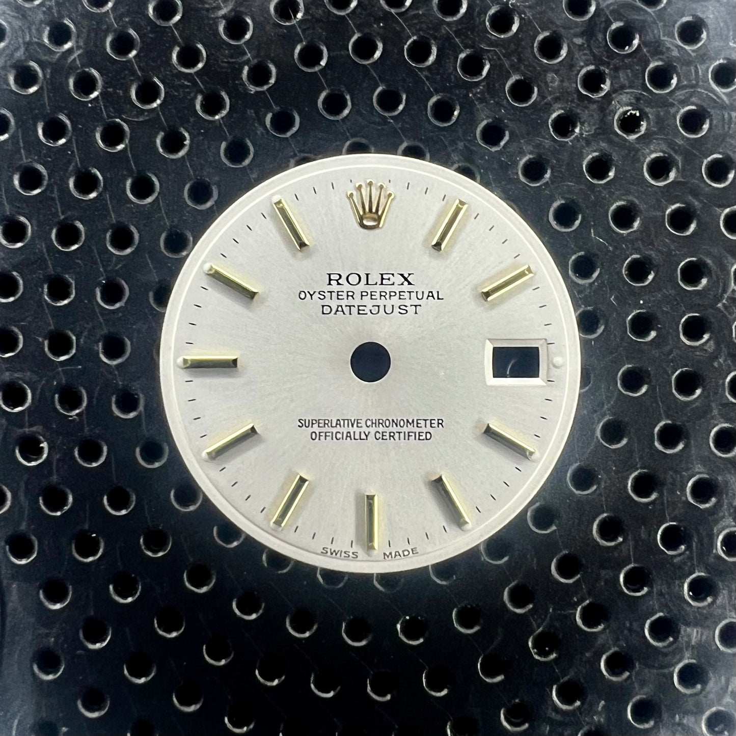 Genuine Rolex Datejust 26 Silver Stick Dial