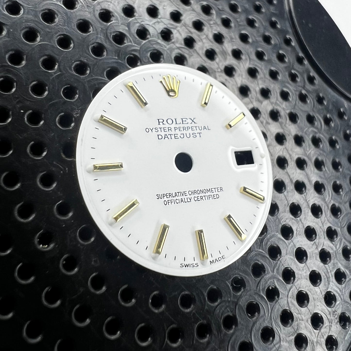 Genuine Rolex Datejust 26 White Enamel Stick Dial