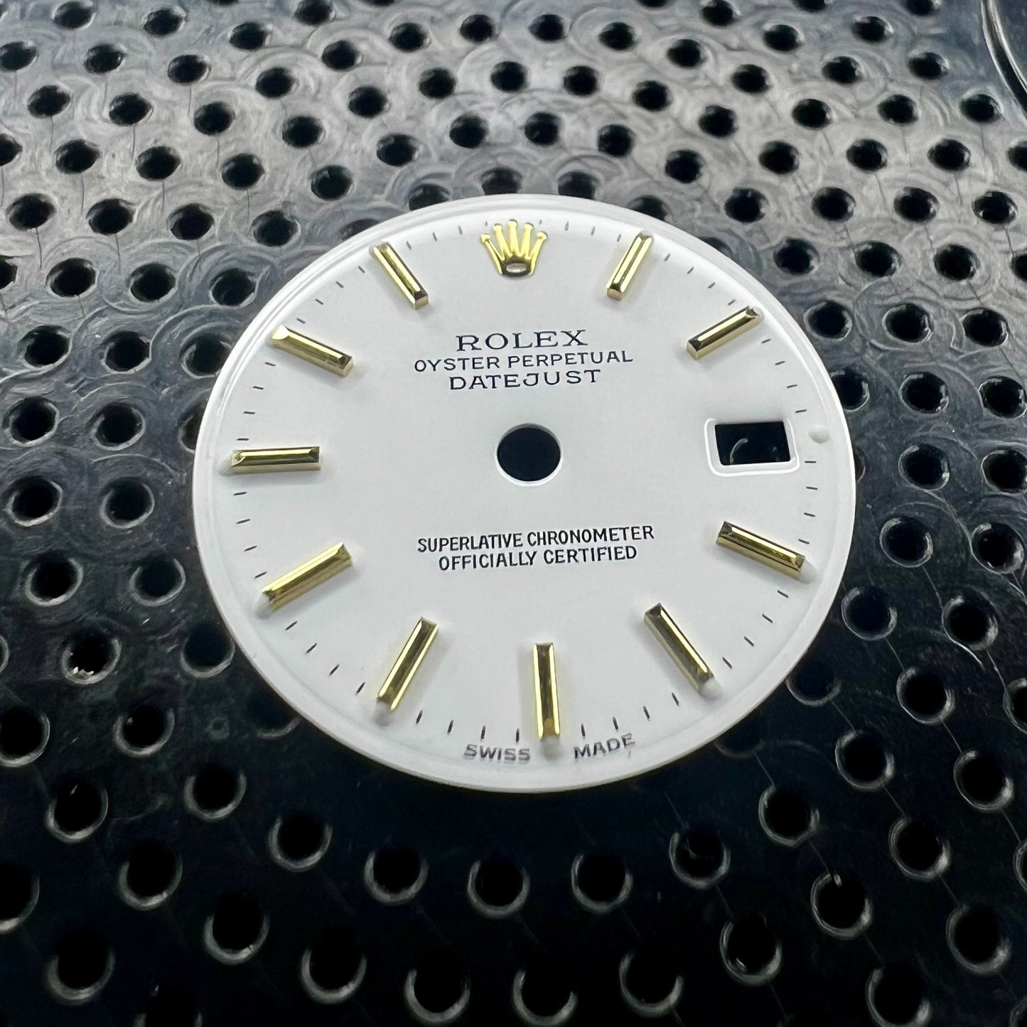 Genuine Rolex Datejust 26 White Enamel Stick Dial