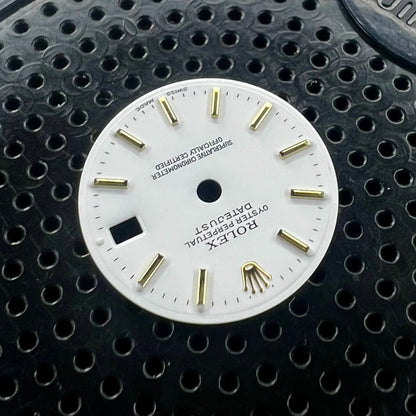 Genuine Rolex Datejust 26 White Enamel Stick Dial