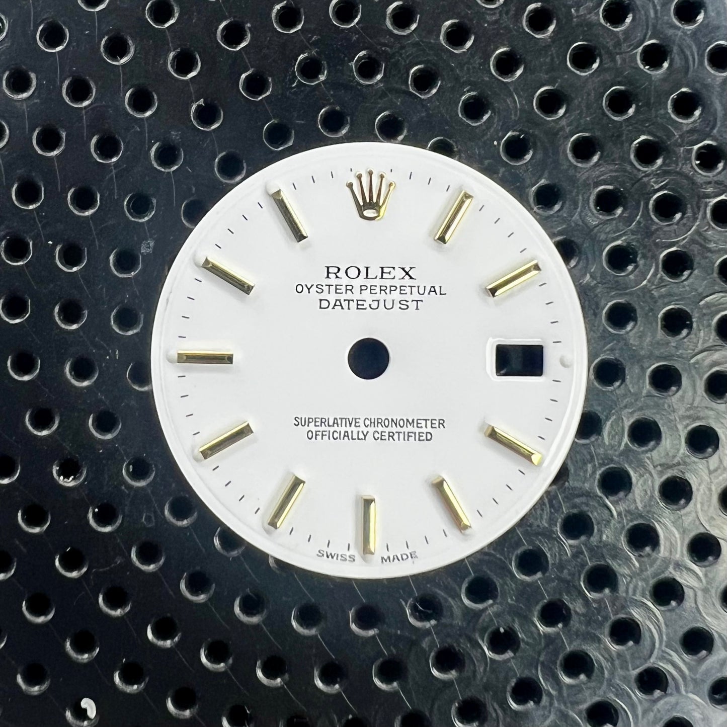 Genuine Rolex Datejust 26 White Enamel Stick Dial