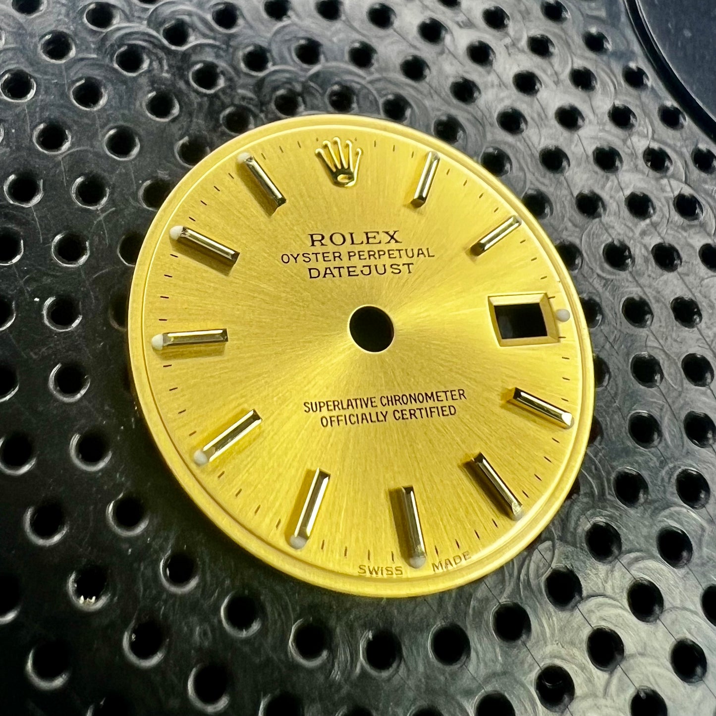 Genuine Rolex Datejust 26 Champagne Stick Dial