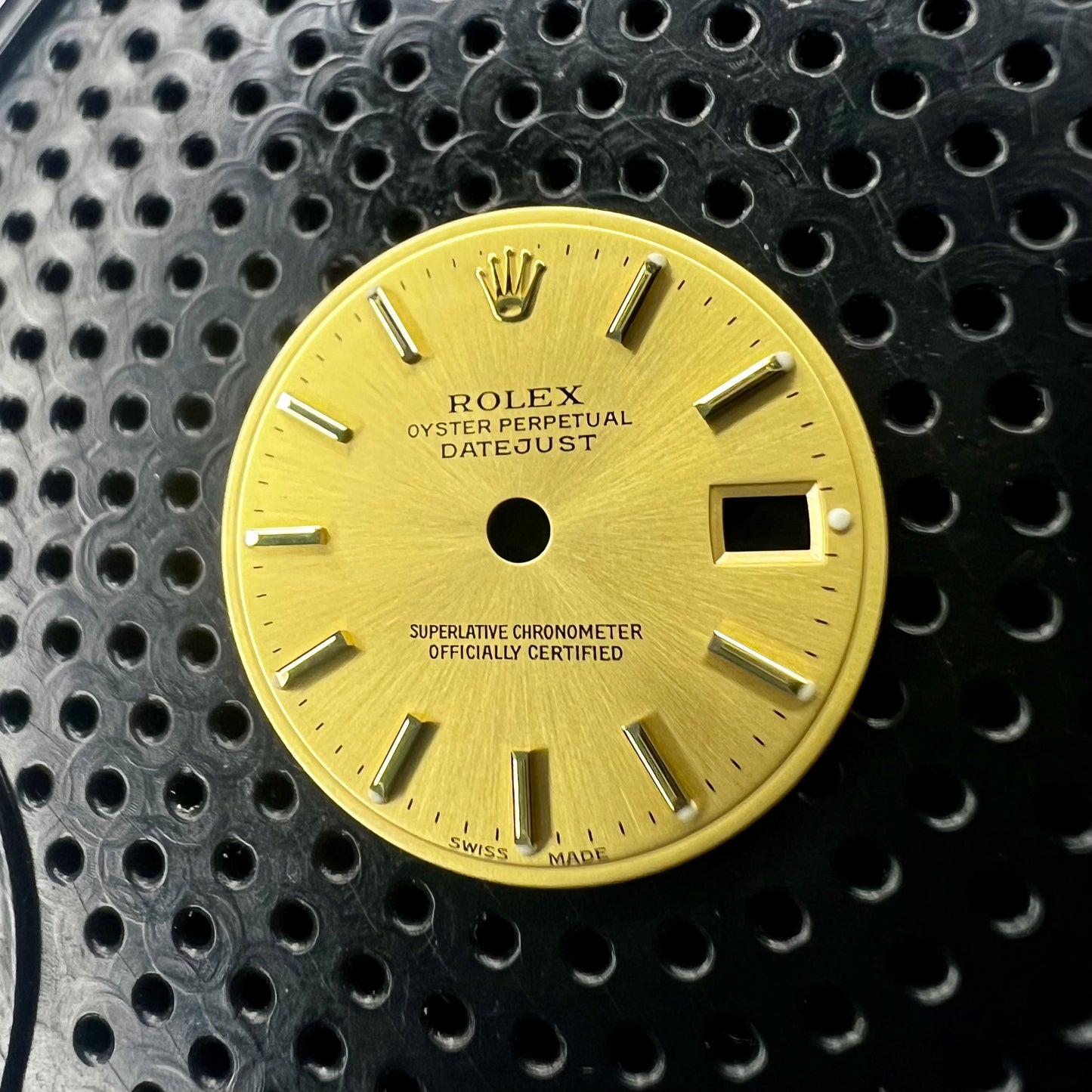 Genuine Rolex Datejust 26 Champagne Stick Dial