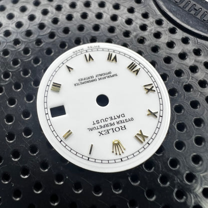 Genuine Rolex Datejust 26 White Enamel Classic Roman Dial