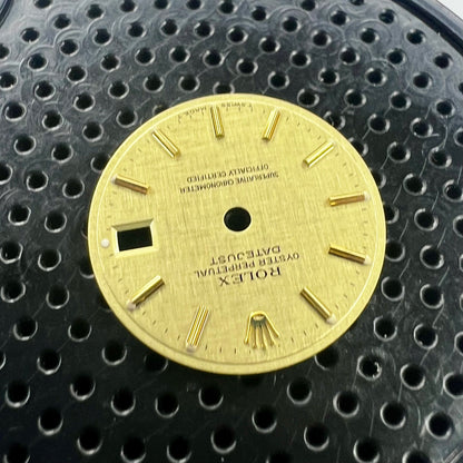 Genuine Rolex Datejust 26 Champagne Linen Dial