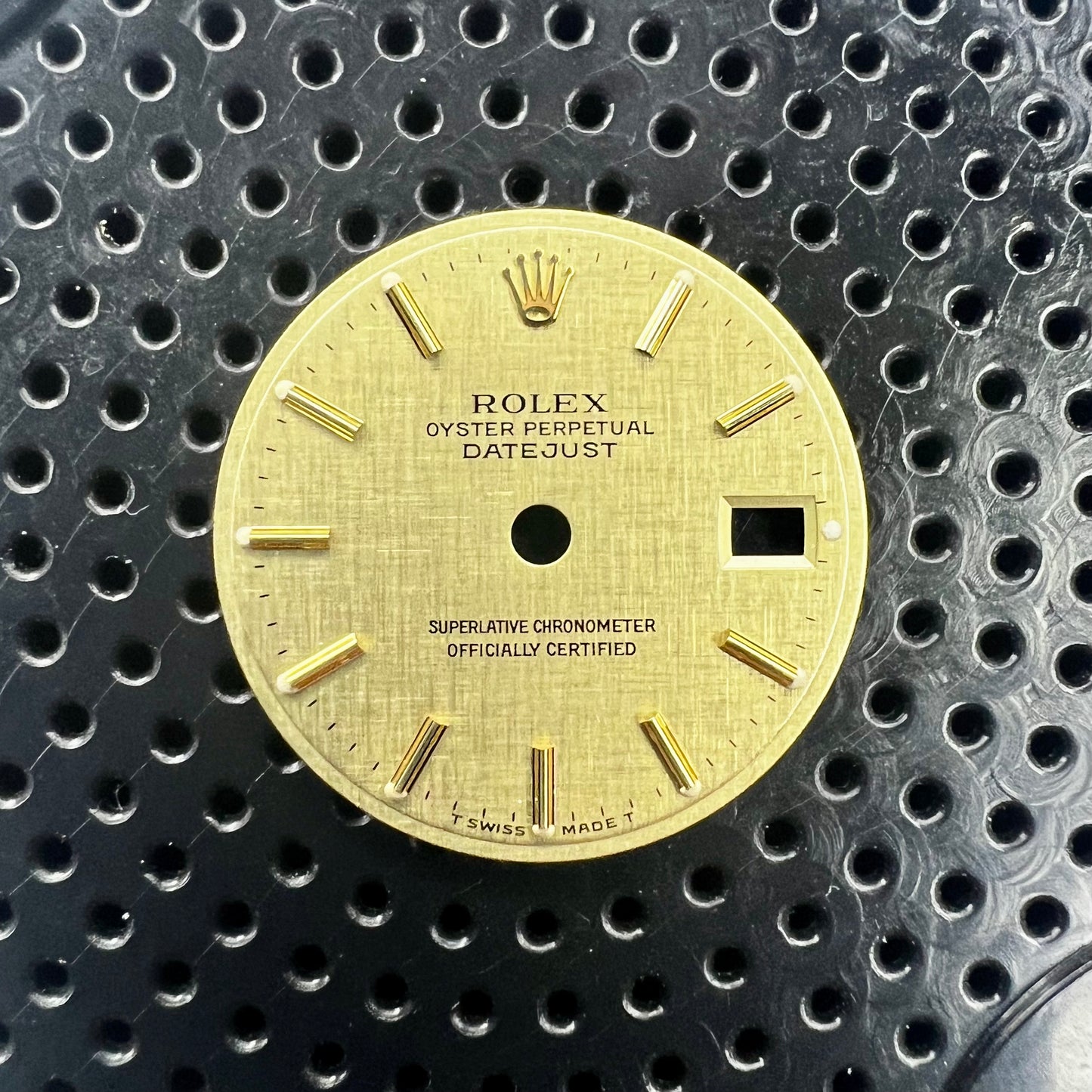 Genuine Rolex Datejust 26 Champagne Linen Dial
