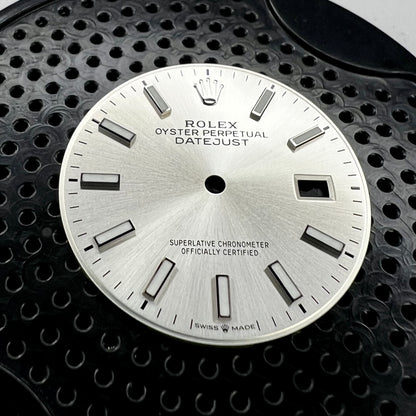 Genuine Rolex Datejust 36 (new model) Silver Luminova Stick Dial