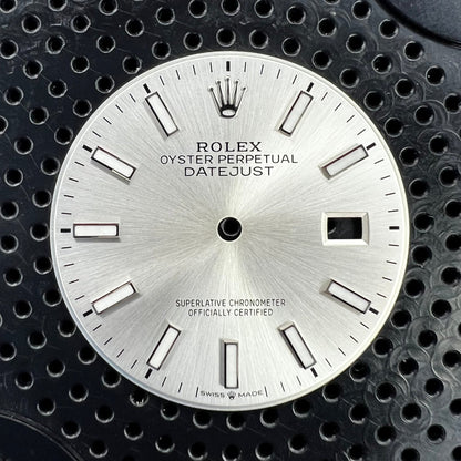 Genuine Rolex Datejust 36 (new model) Silver Luminova Stick Dial