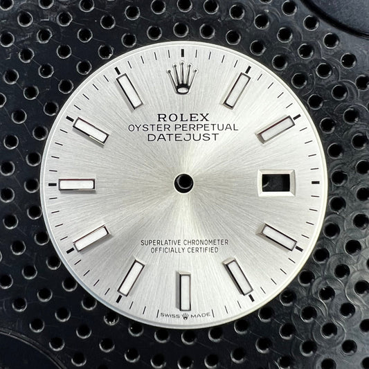 Genuine Rolex Datejust 36 (new model) Silver Luminova Stick Dial