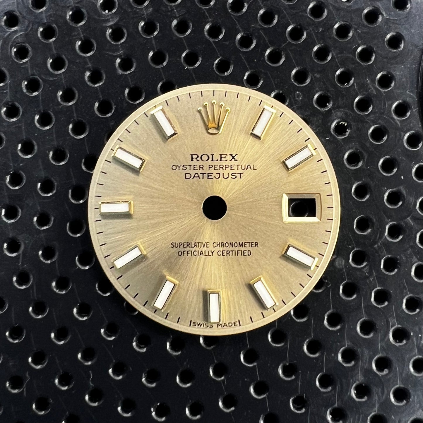 Genuine Rolex Datejust 26 Champagne Luminova Stick Dial