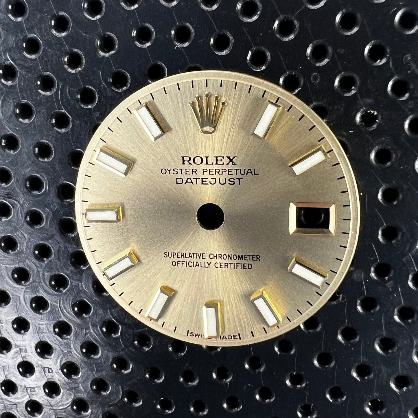 Genuine Rolex Datejust 26 Champagne Luminova Stick Dial