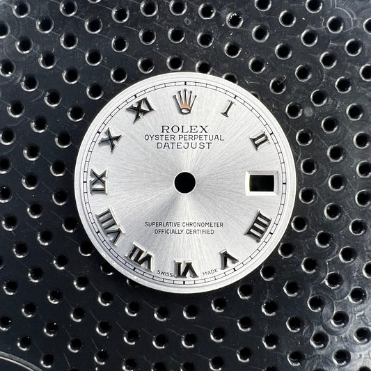 Genuine Rolex Datejust 26 Silver Roman Dial with Minute Track