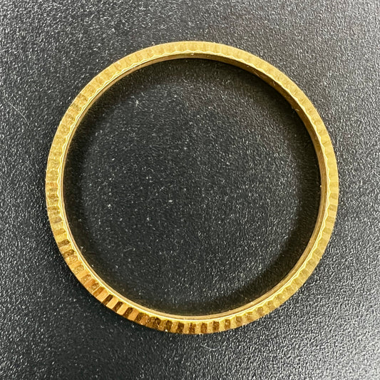 Original Factory Rolex Datejust 18k Yellow Gold Fluted Bezel for 1601 or 16013