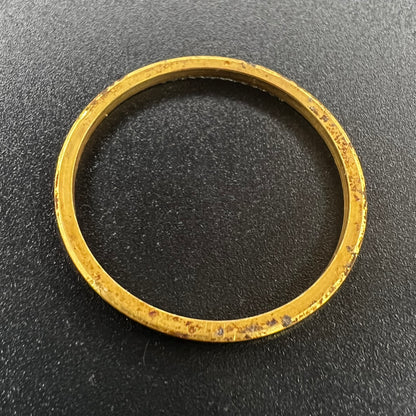 Original Factory Rolex Datejust 18k Yellow Gold Fluted Bezel for 1601 or 16013