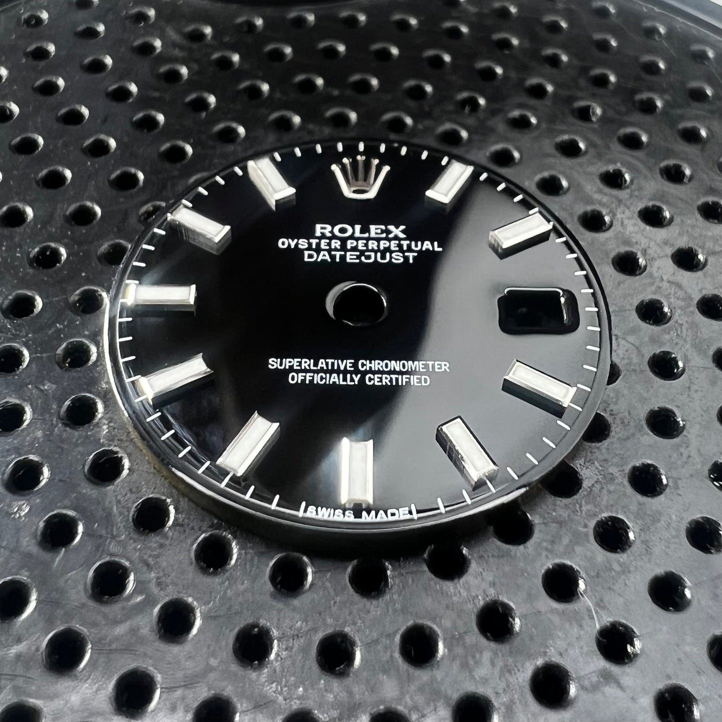 Genuine Rolex Datejust 26 Gloss Black Enamel Luminova Dial