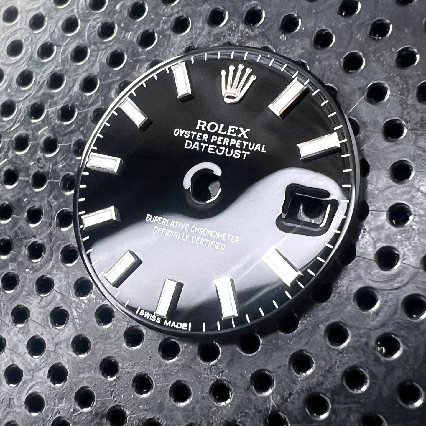 Genuine Rolex Datejust 26 Gloss Black Enamel Luminova Dial