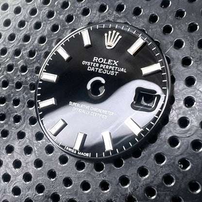 Genuine Rolex Datejust 26 Gloss Black Enamel Luminova Dial