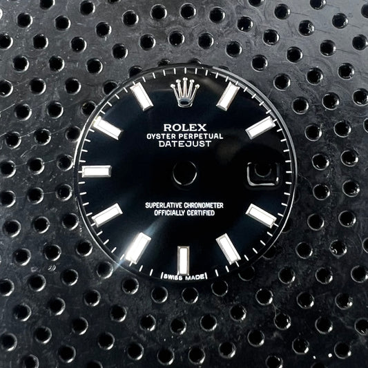Genuine Rolex Datejust 26 Gloss Black Enamel Luminova Dial