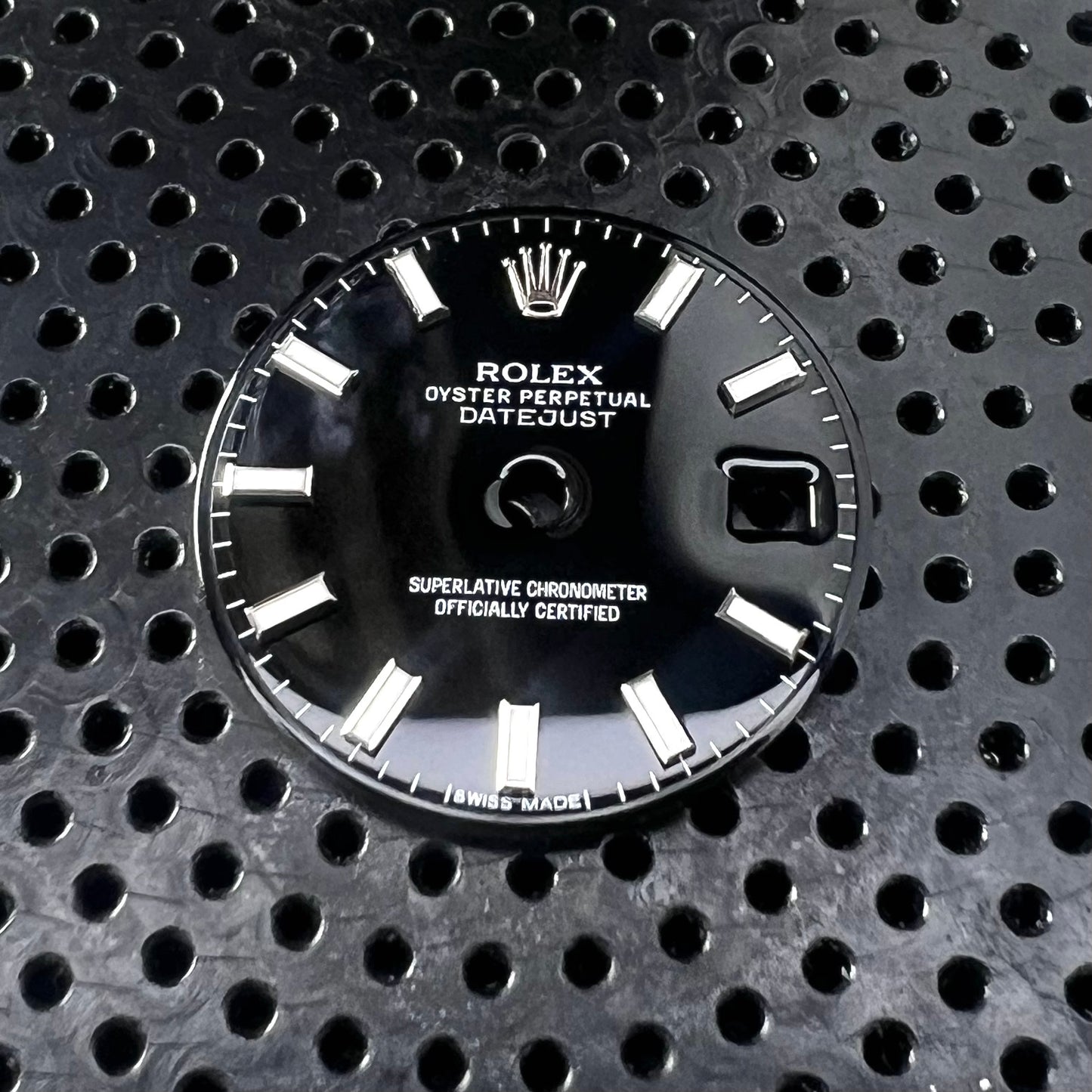Genuine Rolex Datejust 26 Gloss Black Enamel Luminova Dial