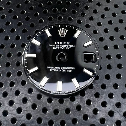 Genuine Rolex Datejust 26 Gloss Black Enamel Luminova Dial