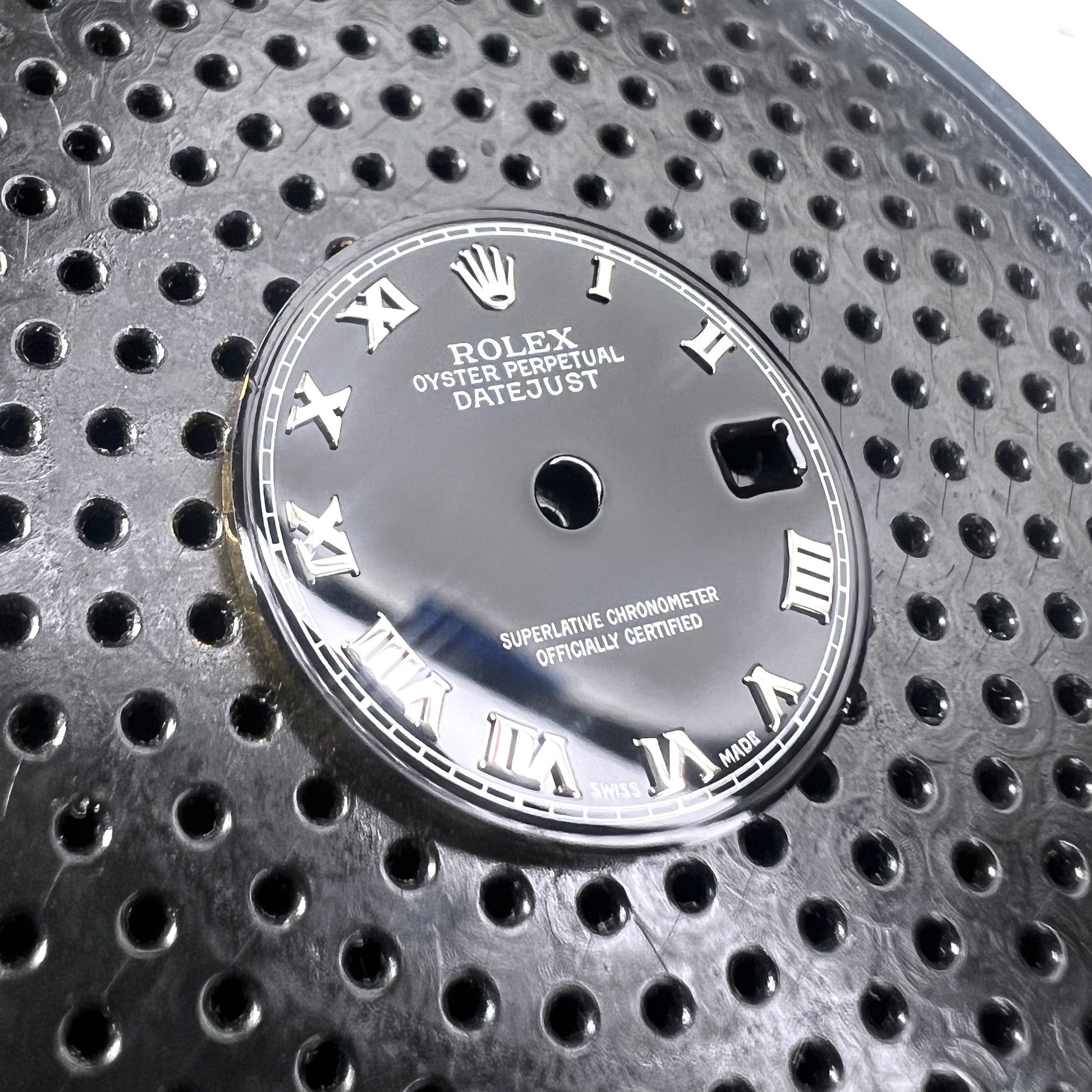 Rolex Datejust 26 Black Roman Dial (side)