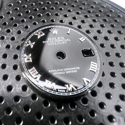 Genuine Rolex Datejust 26 Gloss Black Enamel Roman Dial
