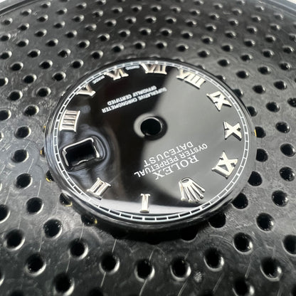 Genuine Rolex Datejust 26 Gloss Black Enamel Roman Dial