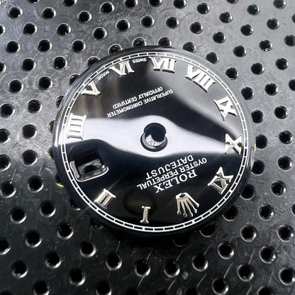 Genuine Rolex Datejust 26 Gloss Black Enamel Roman Dial