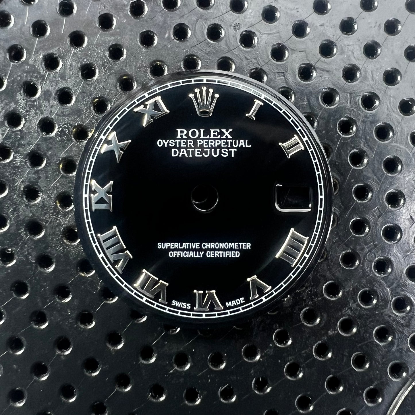 Rolex Datejust 26 Black Roman Dial (front)