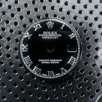Rolex Datejust 26 Black Roman Dial (front)