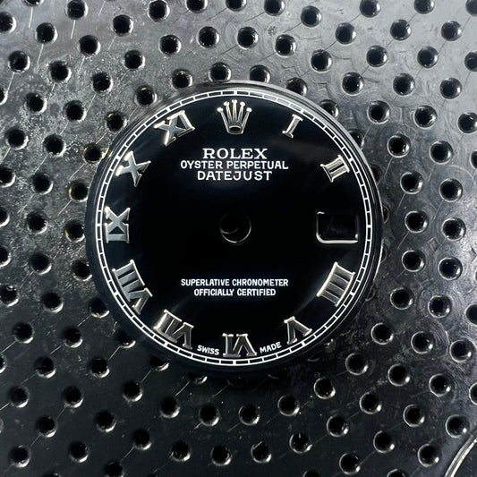 Rolex Datejust 26 Black Roman Dial (front)