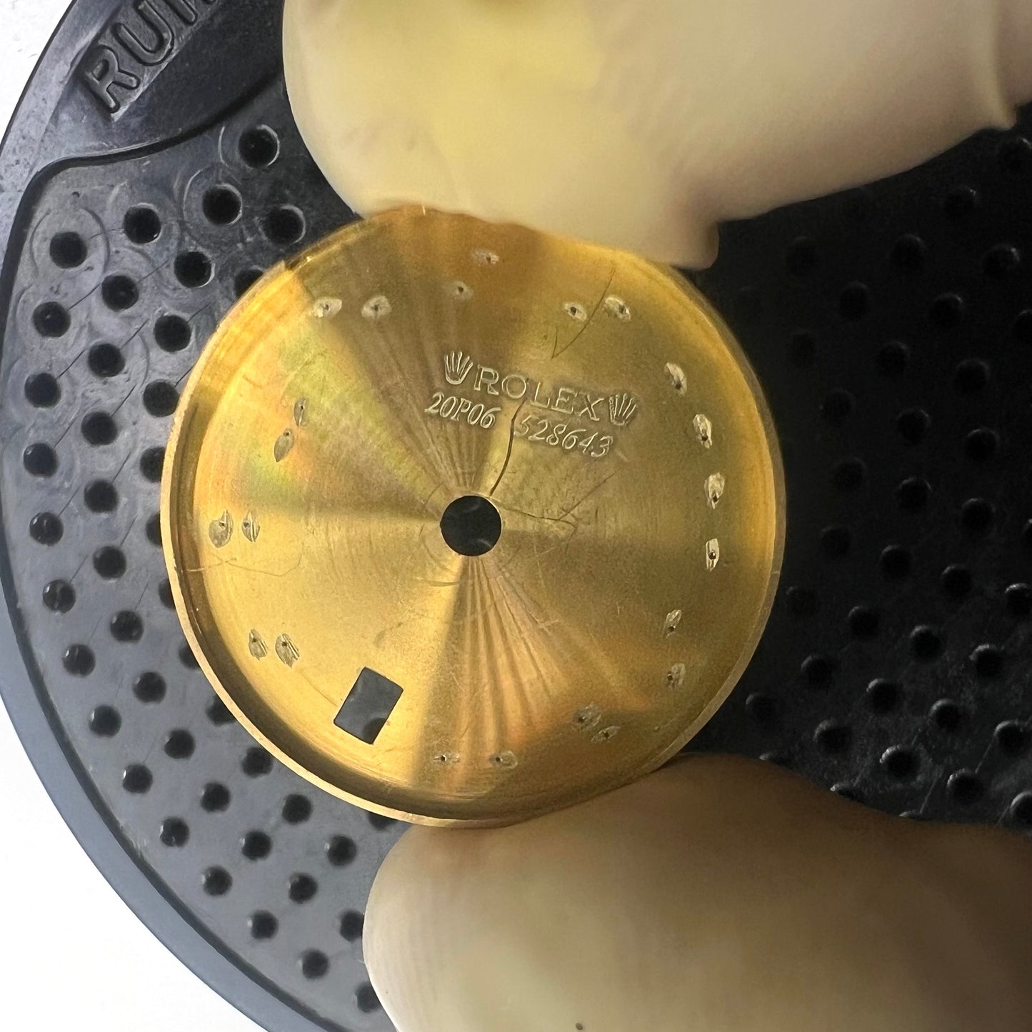 Rolex Datejust 26 Black Roman Dial (back)