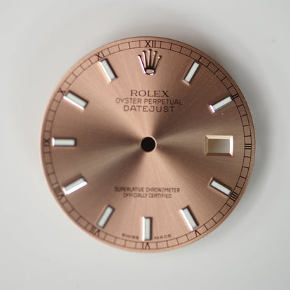 Genuine Rolex Datejust 36 Salmon Dial
