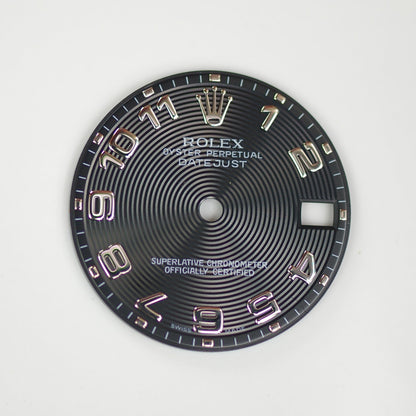 Rolex Datejust 31 Black Concentric Dial