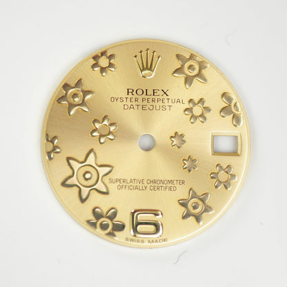 Rolex Datejust 31 Gold Flower Dial