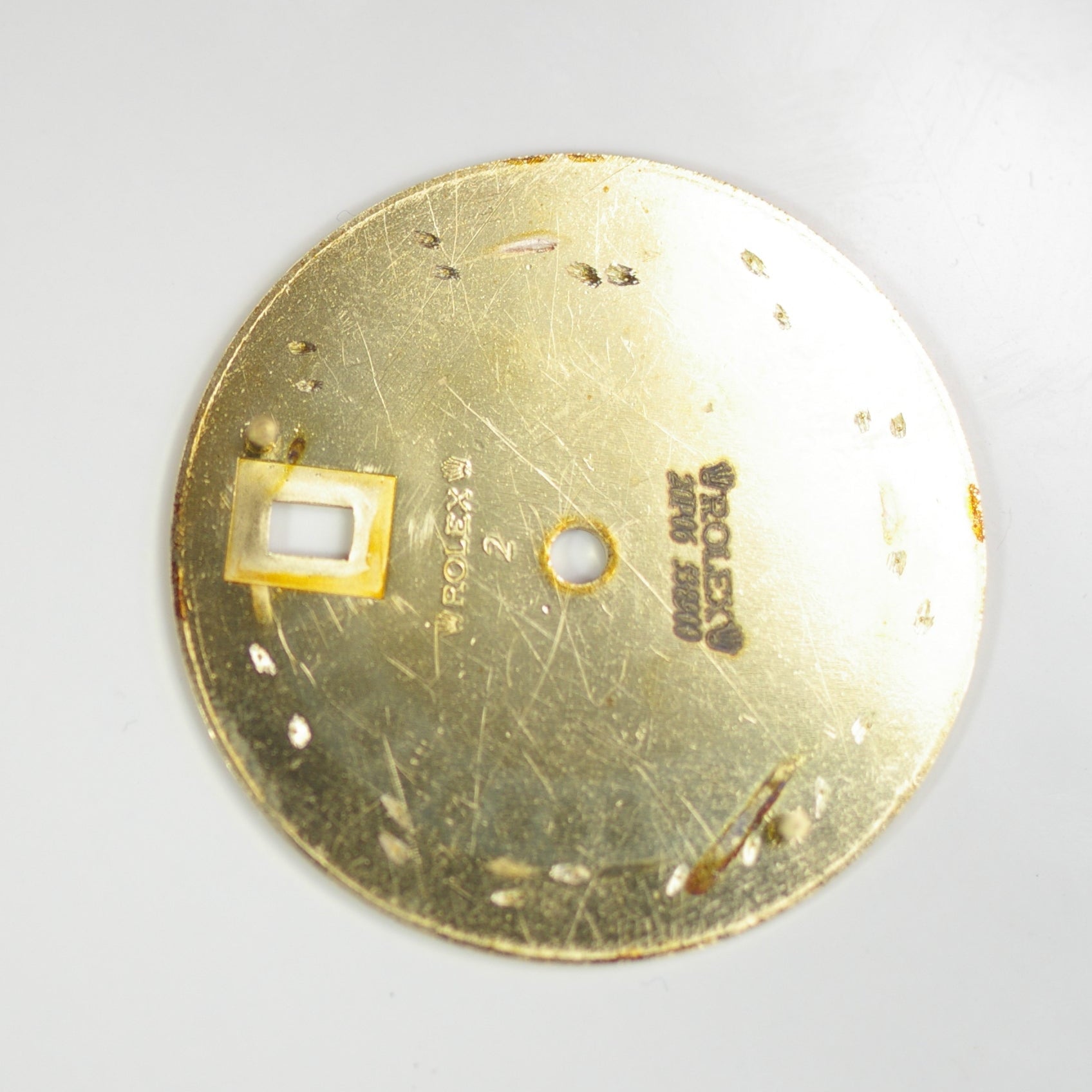 Rolex Datejust 36mm Gold Sunray Roman Dial (back)