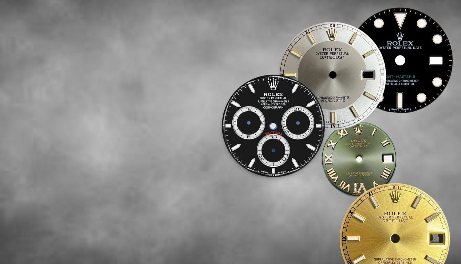 Assorted Factory Rolex Dials