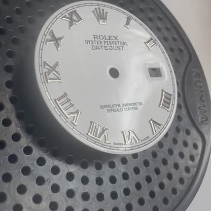 Genuine Rolex Datejust 36 White Enamel Roman Dial (WG)