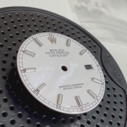 Genuine Rolex Datejust 36 Gloss White Enamel Dial