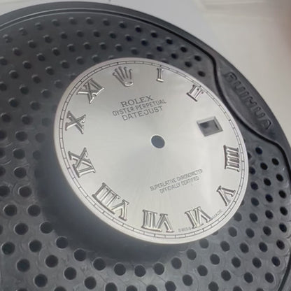 Genuine Rolex Datejust 36 Silver Roman Dial (WG)